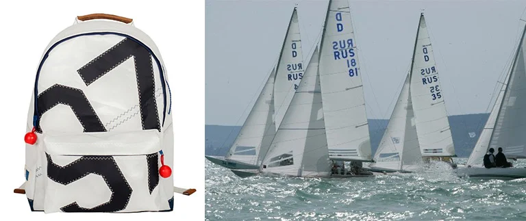 буквы и цифры отсылают нас к спортивным правилам «обозначения на парусах»